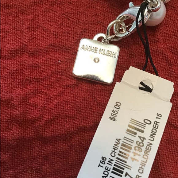 Anne Klein Faux Pearl & Rhinestone Necklace - Picture 6 of 11